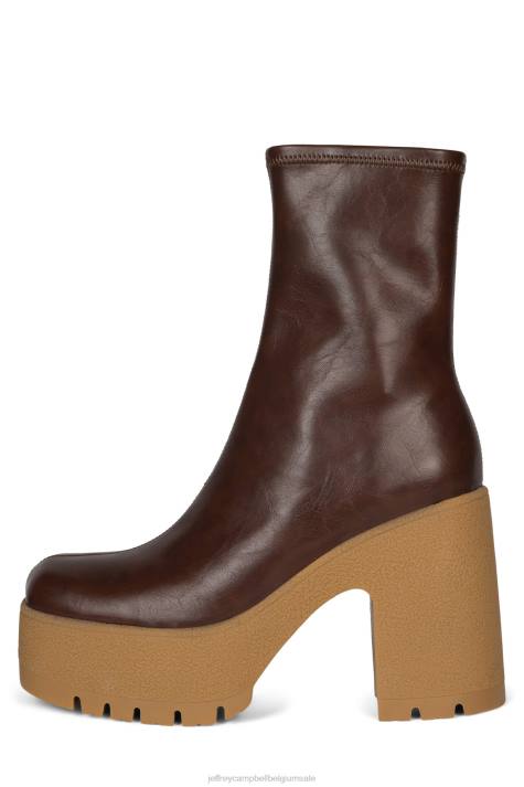vrouwen Jeffrey Campbell verversen-l bruine honing V2LZ571 enkel laarzen