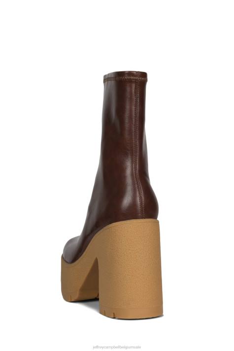 vrouwen Jeffrey Campbell verversen-l bruine honing V2LZ571 enkel laarzen
