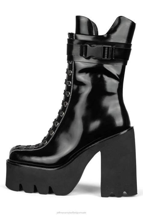 vrouwen Jeffrey Campbell viking zwarte doos V2LZ468 enkel laarzen