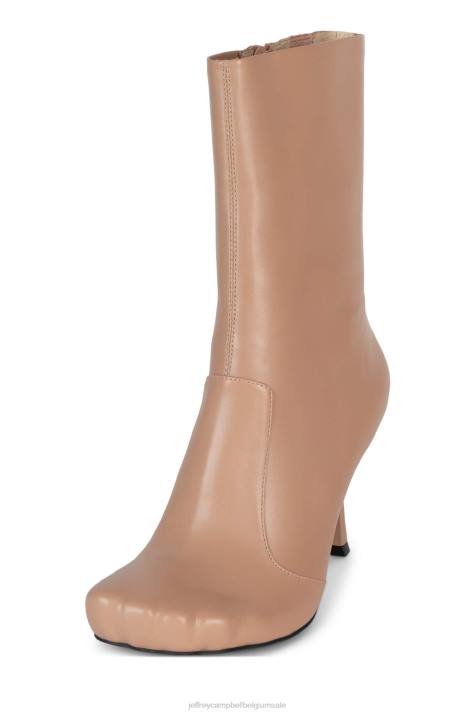 vrouwen Jeffrey Campbell visionair beige V2LZ319 enkel laarzen