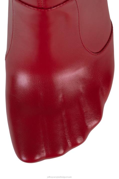 vrouwen Jeffrey Campbell visionair rood V2LZ322 enkel laarzen