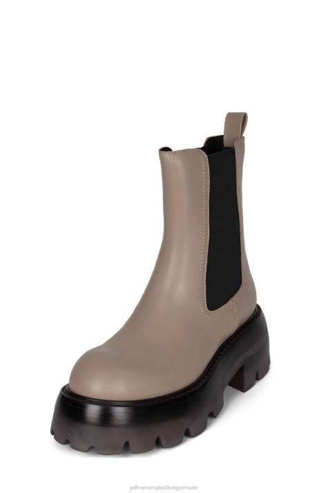 vrouwen Jeffrey Campbell voorstad taupe V2LZ496 enkel laarzen