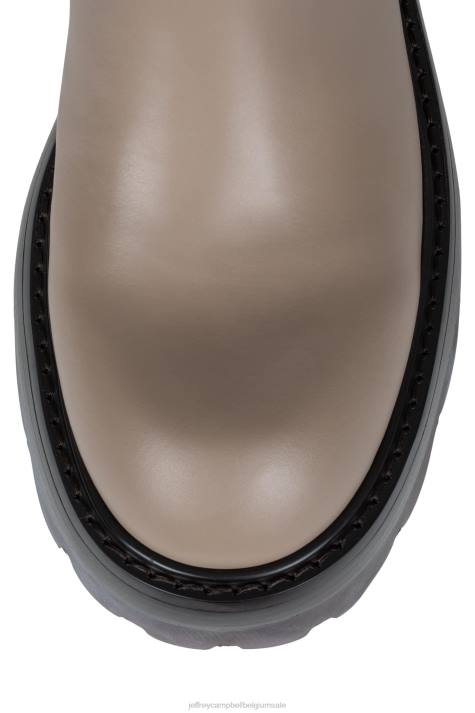 vrouwen Jeffrey Campbell voorstad taupe V2LZ496 enkel laarzen