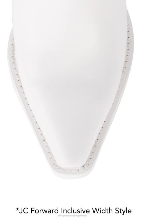 vrouwen Jeffrey Campbell vriendschap witte combi V2LZ357 enkel laarzen