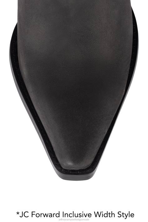 vrouwen Jeffrey Campbell vriendschap zwart gewassen V2LZ356 enkel laarzen
