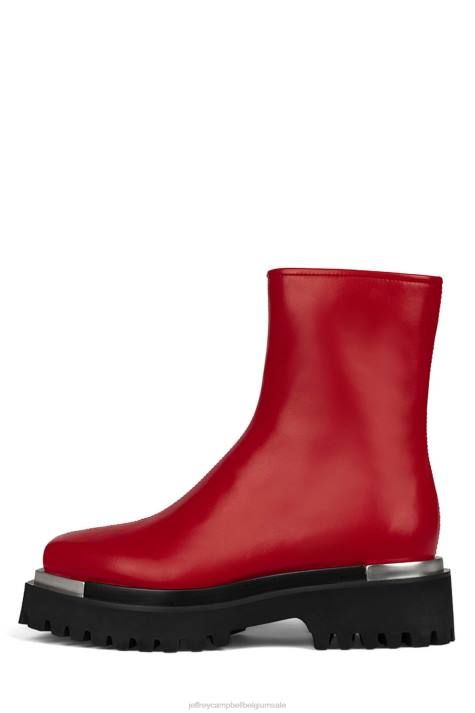 vrouwen Jeffrey Campbell vroom rood V2LZ585 enkel laarzen