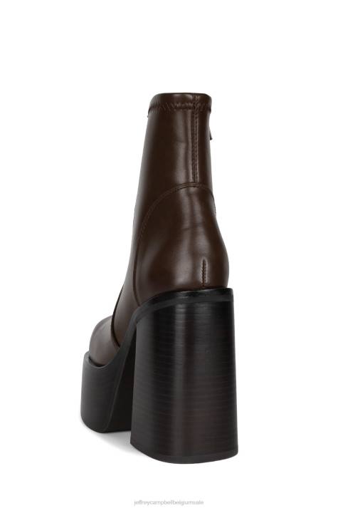 vrouwen Jeffrey Campbell vuil donker bruin V2LZ317 enkel laarzen