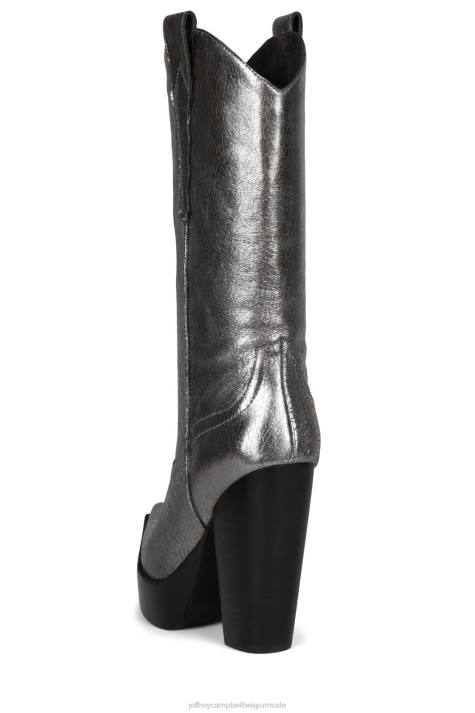 vrouwen Jeffrey Campbell bad2dabone tin bedroefd V2LZ857 laarzen van knie tot dij