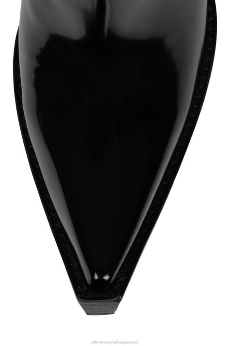 vrouwen Jeffrey Campbell bad2dabone zwarte doos V2LZ856 laarzen van knie tot dij