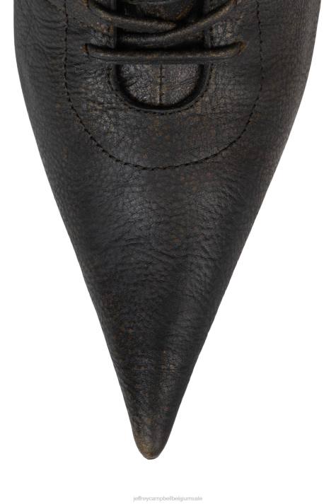 vrouwen Jeffrey Campbell boeien bruin bedroefd V2LZ674 laarzen van knie tot dij