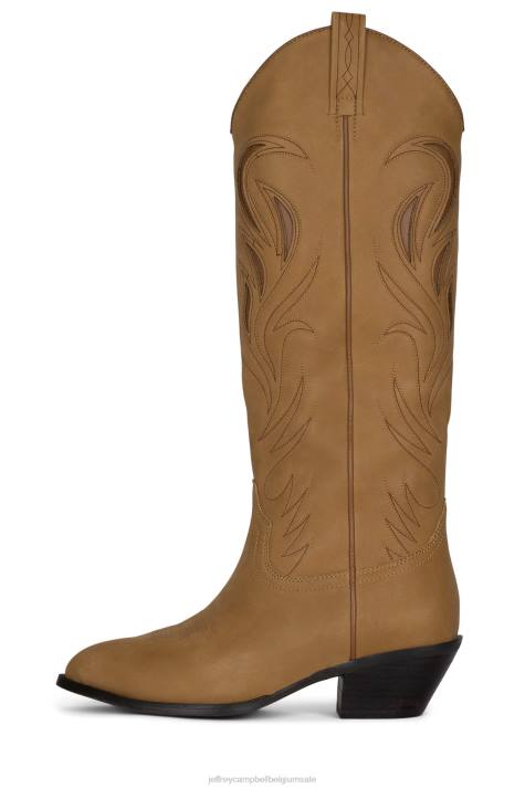 vrouwen Jeffrey Campbell het kippenhok mosterd V2LZ762 laarzen van knie tot dij