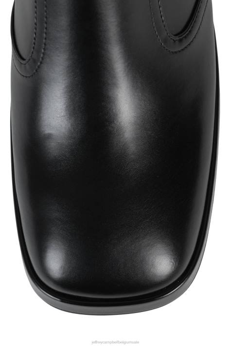 vrouwen Jeffrey Campbell landhuis zwart V2LZ842 laarzen van knie tot dij