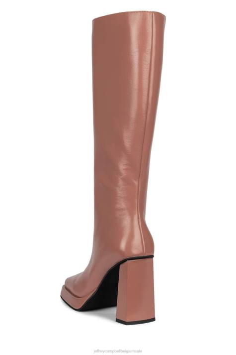 vrouwen Jeffrey Campbell maximaal roze V2LZ709 laarzen van knie tot dij