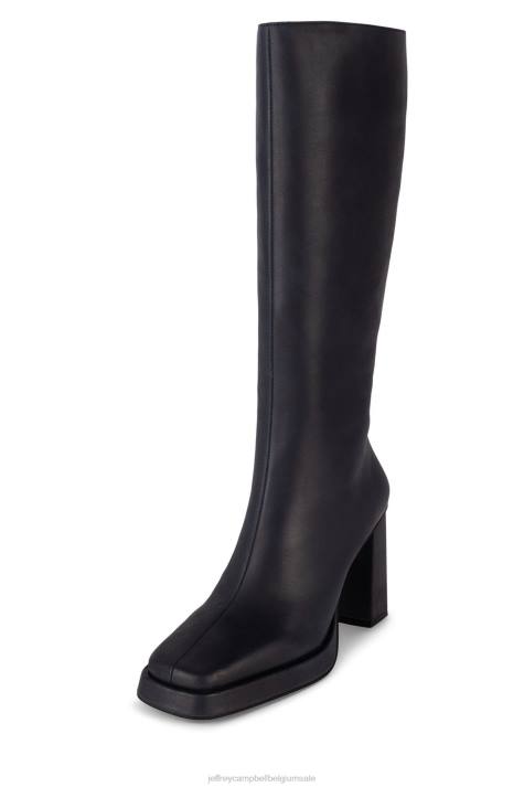 vrouwen Jeffrey Campbell maximaal stoffig blauw V2LZ711 laarzen van knie tot dij