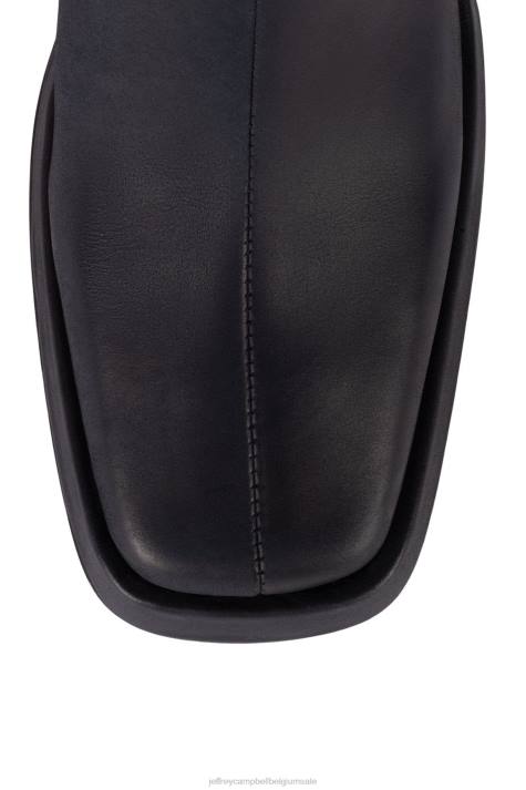 vrouwen Jeffrey Campbell maximaal stoffig blauw V2LZ711 laarzen van knie tot dij