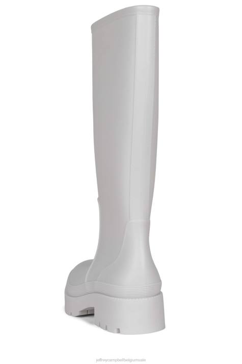 vrouwen Jeffrey Campbell regenbui ijs mat V2LZ834 laarzen van knie tot dij