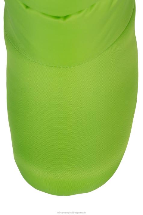 vrouwen Jeffrey Campbell sneeuw-twijfel groen Wit V2LZ861 laarzen van knie tot dij