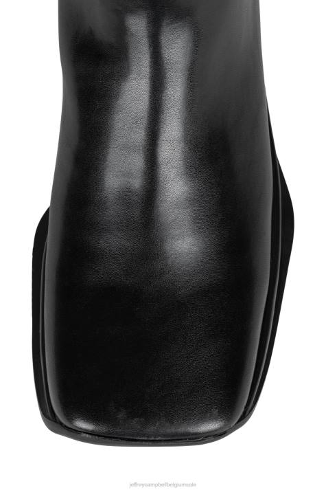 vrouwen Jeffrey Campbell stormz zwart V2LZ715 laarzen van knie tot dij