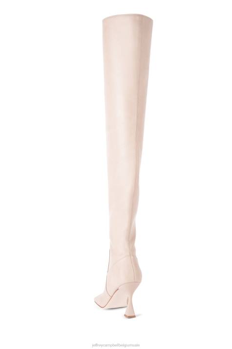 vrouwen Jeffrey Campbell veranderd-ok donker naakt V2LZ737 laarzen van knie tot dij