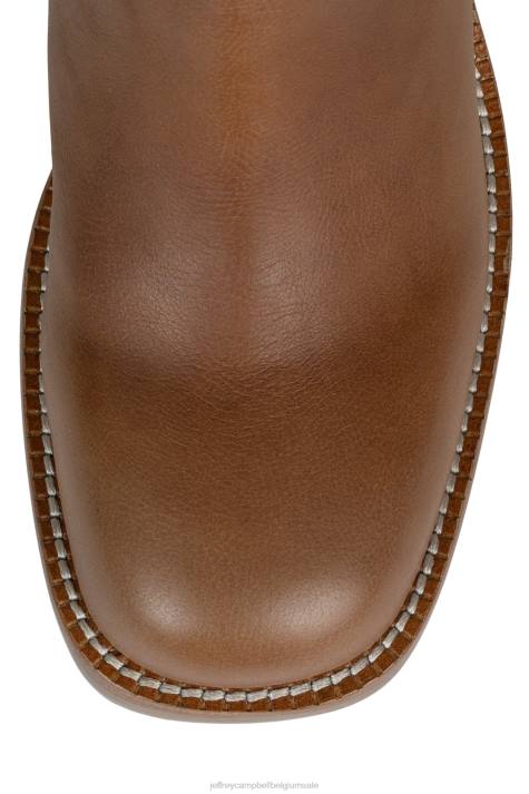 vrouwen Jeffrey Campbell wijna donker naturel V2LZ752 laarzen van knie tot dij