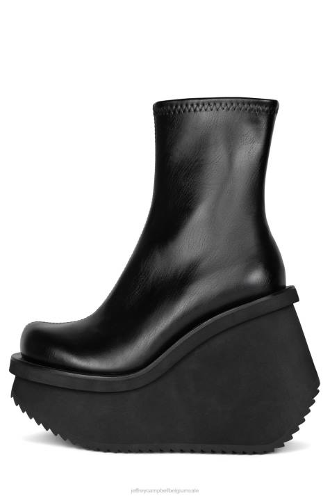 vrouwen Jeffrey Campbell constructies zwart V2LZ1226 platform boot