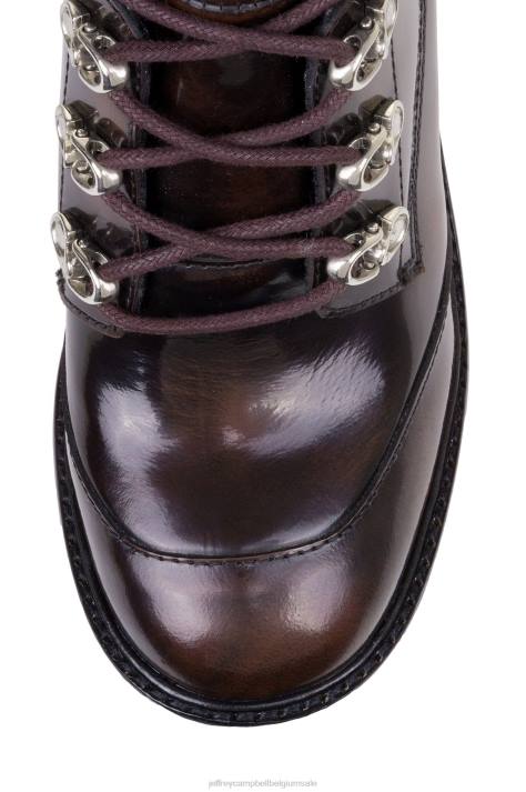 vrouwen Jeffrey Campbell fernrots wijnkist V2LZ1233 platform boot