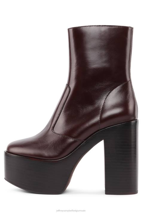 vrouwen Jeffrey Campbell mexicaans bruin V2LZ1237 platform boot