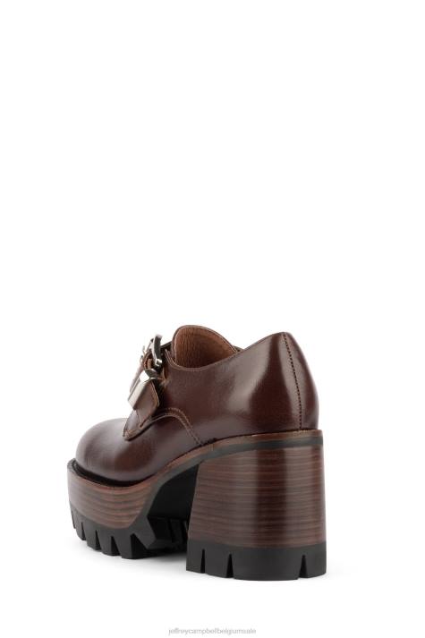 vrouwen Jeffrey Campbell mislukking bruin V2LZ902 platform boot