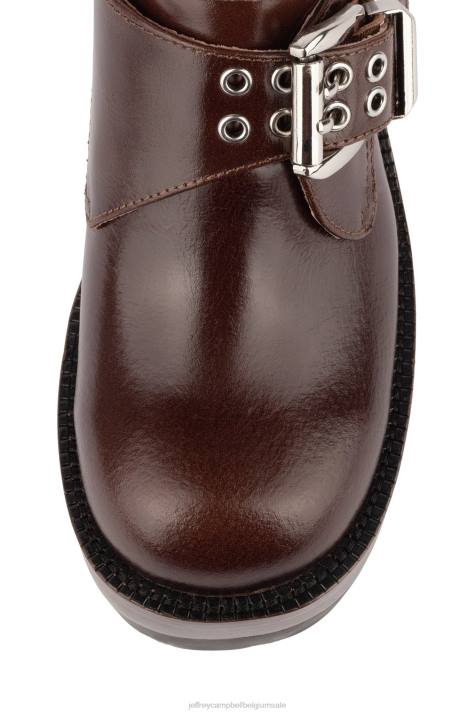 vrouwen Jeffrey Campbell mislukking bruin V2LZ902 platform boot