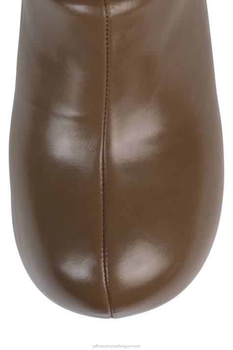 vrouwen Jeffrey Campbell verstoppen donker naturel V2LZ84 platform boot