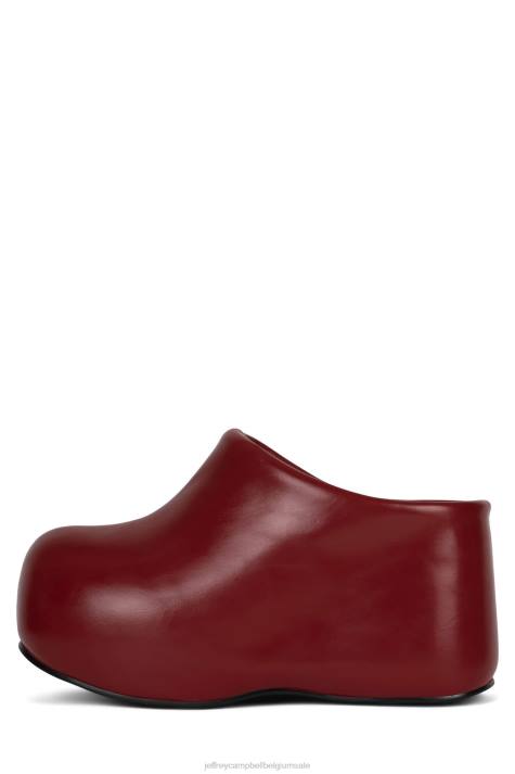 vrouwen Jeffrey Campbell verstoppen rood V2LZ82 platform boot