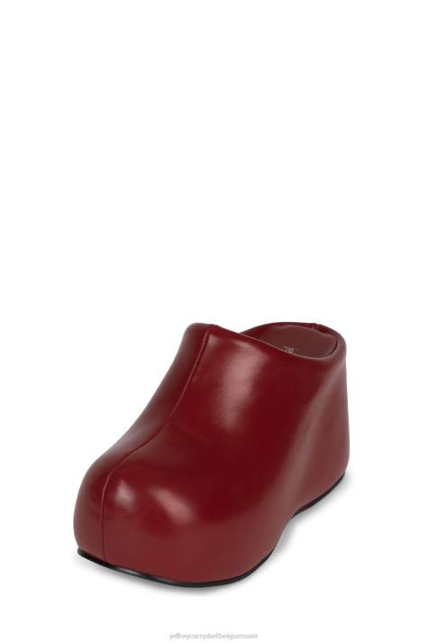 vrouwen Jeffrey Campbell verstoppen rood V2LZ82 platform boot