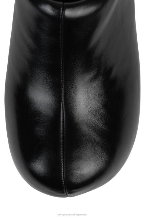 vrouwen Jeffrey Campbell verstoppen zwart glanzend V2LZ83 platform boot