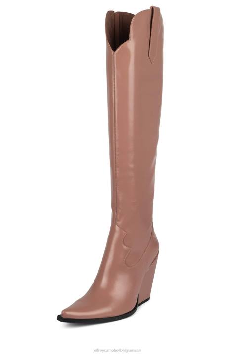 vrouwen Jeffrey Campbell amiga roze V2LZ913 westerse laarzen