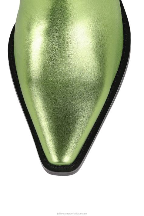 vrouwen Jeffrey Campbell dolk groen metaalachtig V2LZ907 westerse laarzen