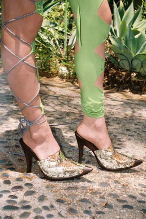 vrouwen Jeffrey Campbell jayde gouden hagedis V2LZ908 westerse laarzen