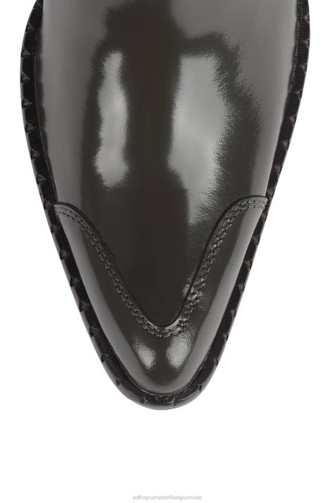 vrouwen Jeffrey Campbell xoro kaki doos V2LZ918 westerse laarzen