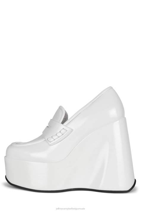vrouwen Jeffrey Campbell blok patent op ijscrinkle V2LZ1267 platform pomp