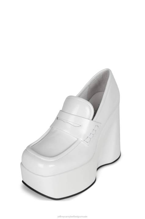 vrouwen Jeffrey Campbell blok patent op ijscrinkle V2LZ1267 platform pomp