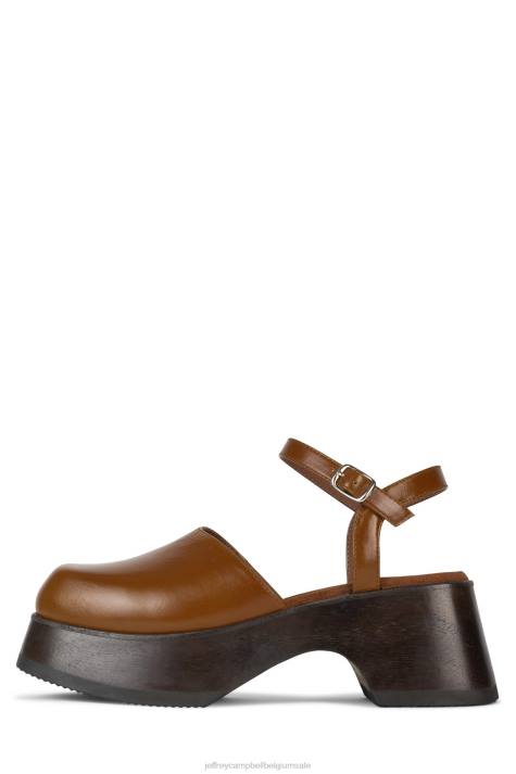 vrouwen Jeffrey Campbell buiten dienst bruin bruin V2LZ122 platform pomp