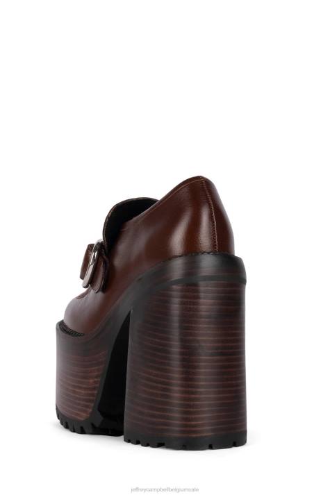 vrouwen Jeffrey Campbell compenseren bruin V2LZ1247 platform pomp