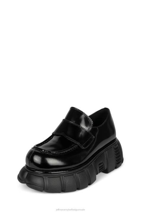 vrouwen Jeffrey Campbell duw zwarte doos V2LZ1253 platform pomp