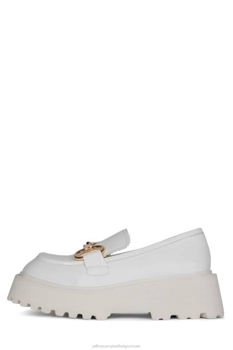 vrouwen Jeffrey Campbell geschoold witte doos V2LZ1242 platform pomp