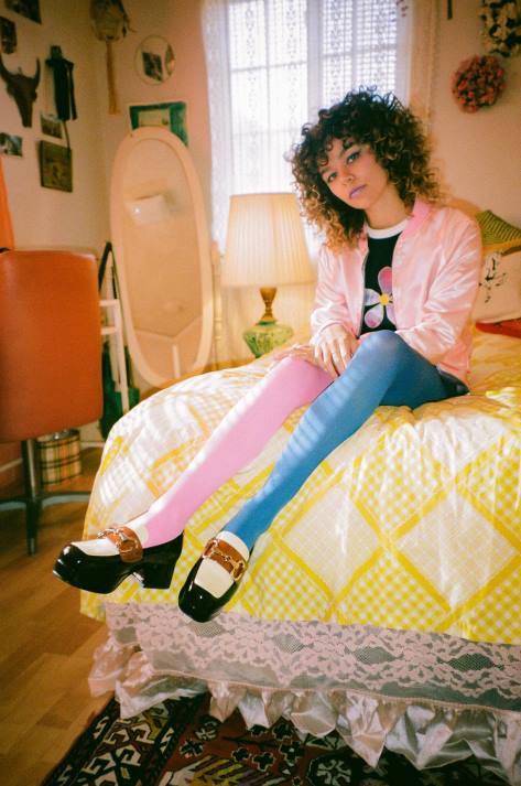 vrouwen Jeffrey Campbell leerling-2 bruin geel tan pat combo V2LZ1266 platform pomp