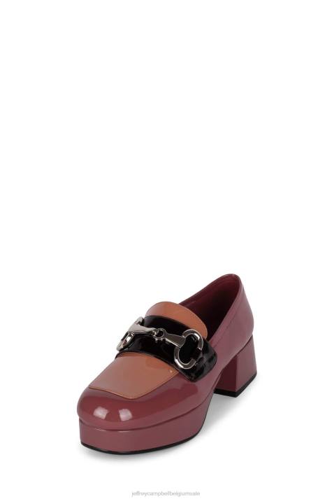 vrouwen Jeffrey Campbell leerling-2 mauve patent multi V2LZ1264 platform pomp