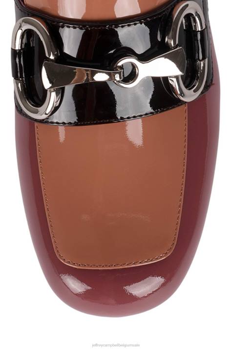 vrouwen Jeffrey Campbell leerling-2 mauve patent multi V2LZ1264 platform pomp