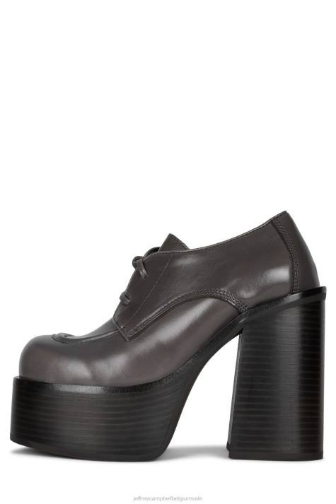 vrouwen Jeffrey Campbell lopen grijs V2LZ1243 platform pomp