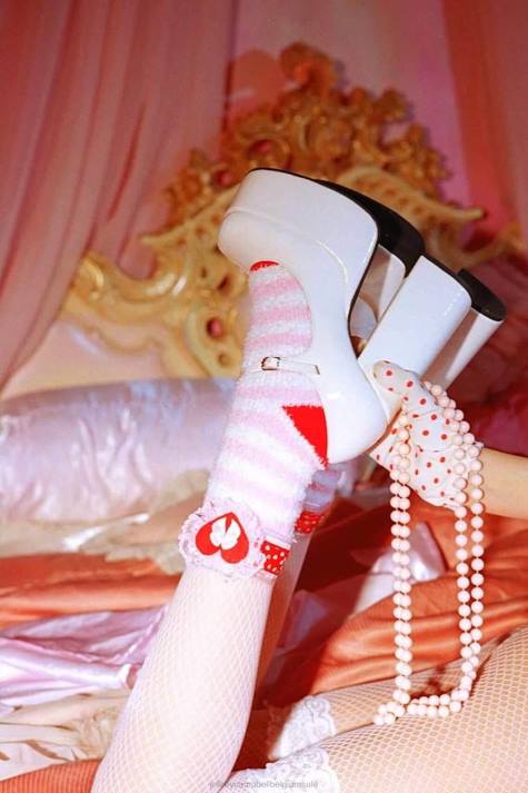 vrouwen Jeffrey Campbell mary-j ivoor gekreukt patent V2LZ1282 platform pomp