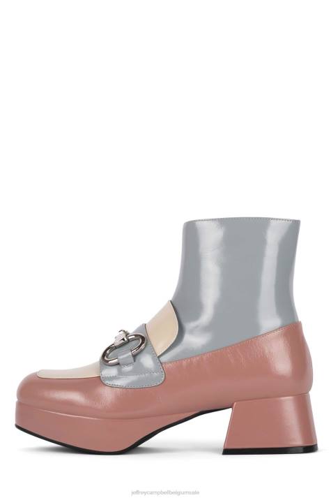 vrouwen Jeffrey Campbell prepster mauve creme blauw V2LZ1257 platform pomp
