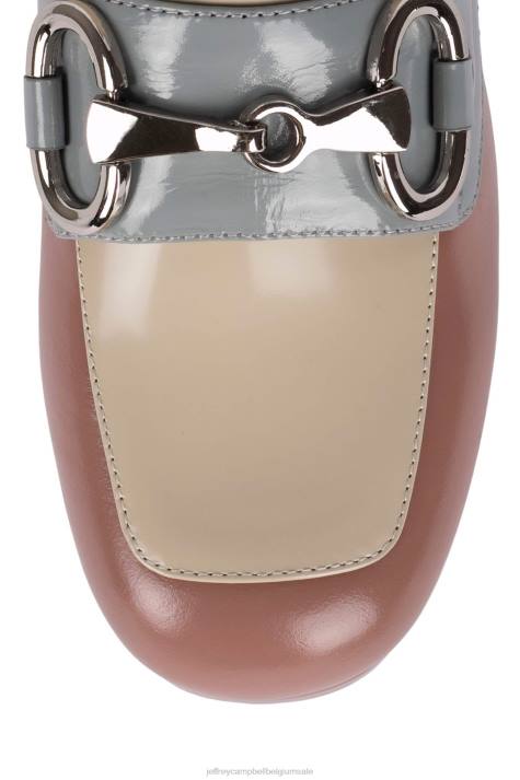 vrouwen Jeffrey Campbell prepster mauve creme blauw V2LZ1257 platform pomp